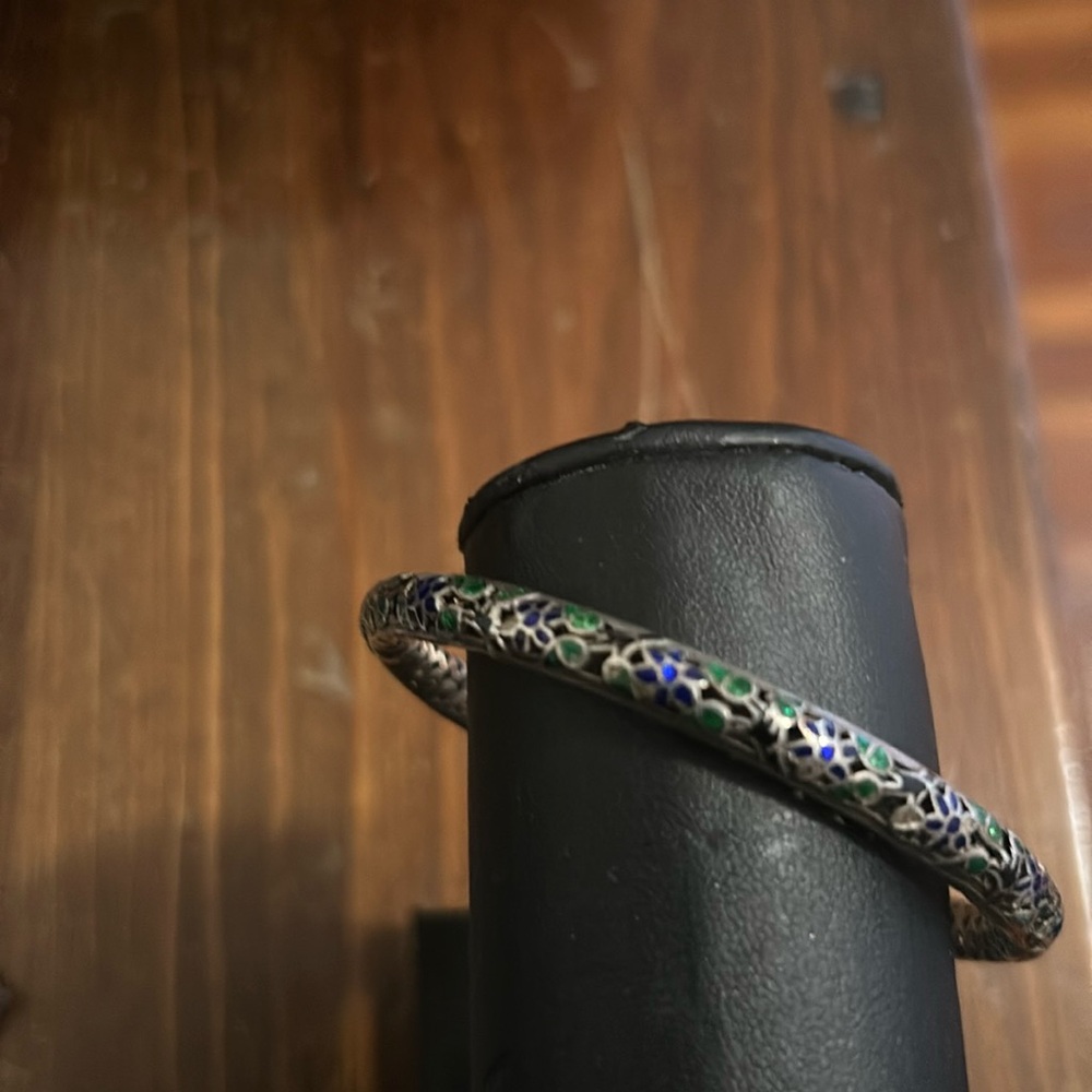 Vintage Meenakari Bangle - Picture 2 of 8